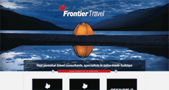 Desktop Screenshot of frontier-travel.co.uk